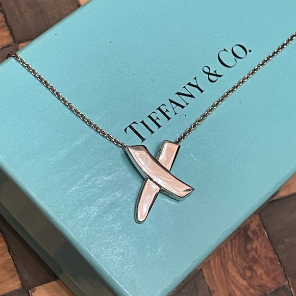 💗Tiffany & Co Paloma Graffiti X Pendant Necklace - Picture 8 of 9
